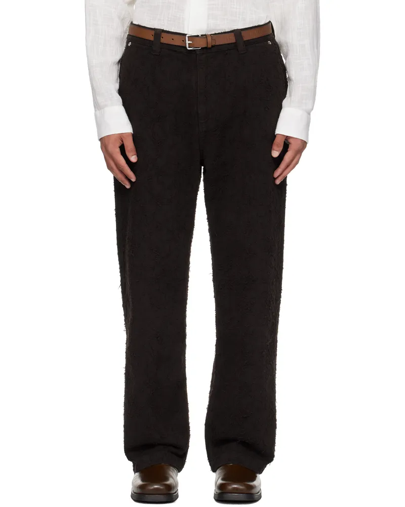 Mfpen Brown Punch Out Jeans Dark