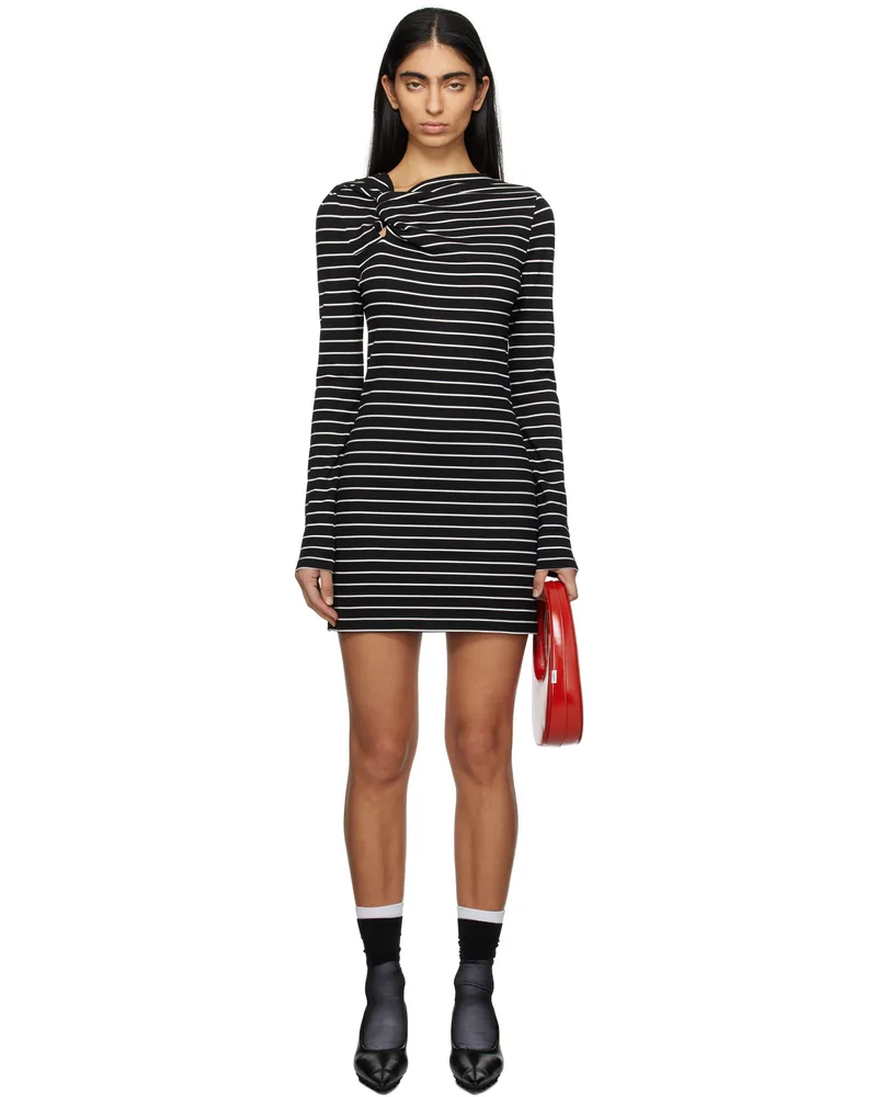 MSGM Black & White Striped Minidress 99