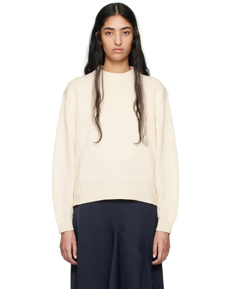 Studio Nicholson Off-White Paola Sweater Parchment