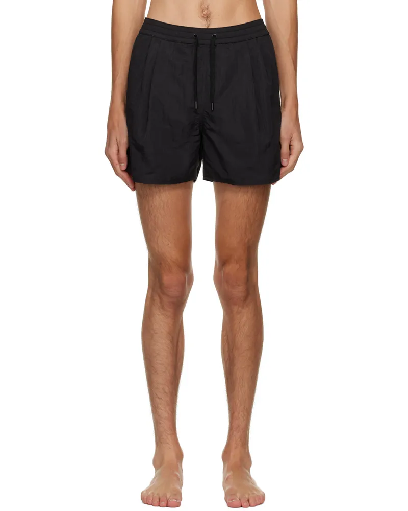 RECTO SSENSE Exclusive Black Swim Shorts Bk