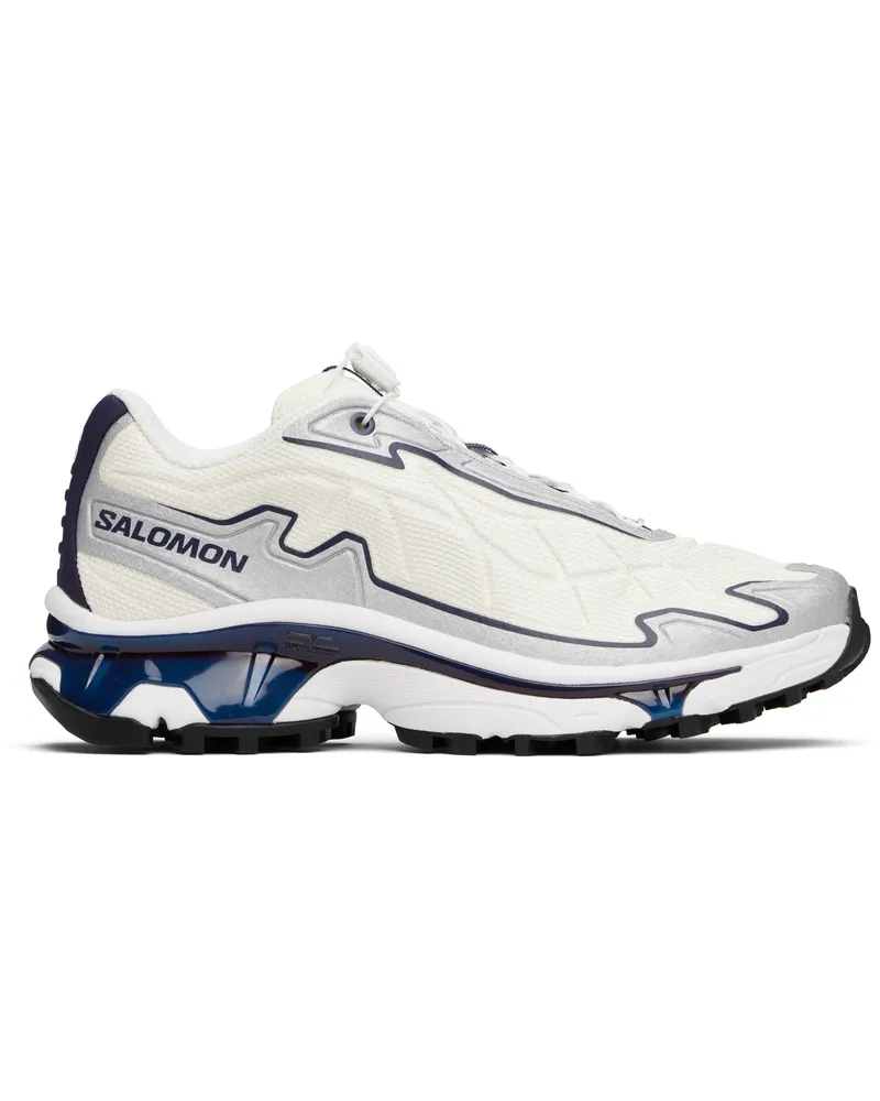 Salomon Off-White & Silver XT-Slate Sneakers Vanilla