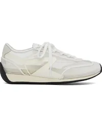 Rag & Bone Off-White Retro Runner Slim Sneakers Antqwht