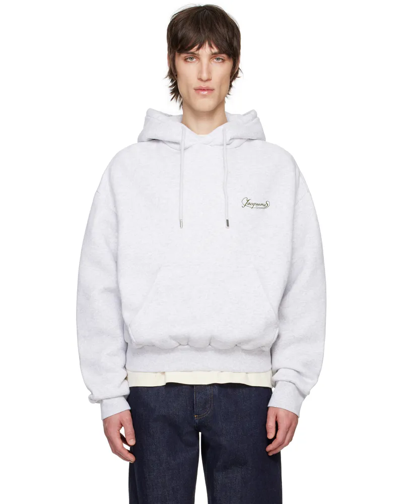 Jacquemus Gray 'The Corto' Hoodie 9cn