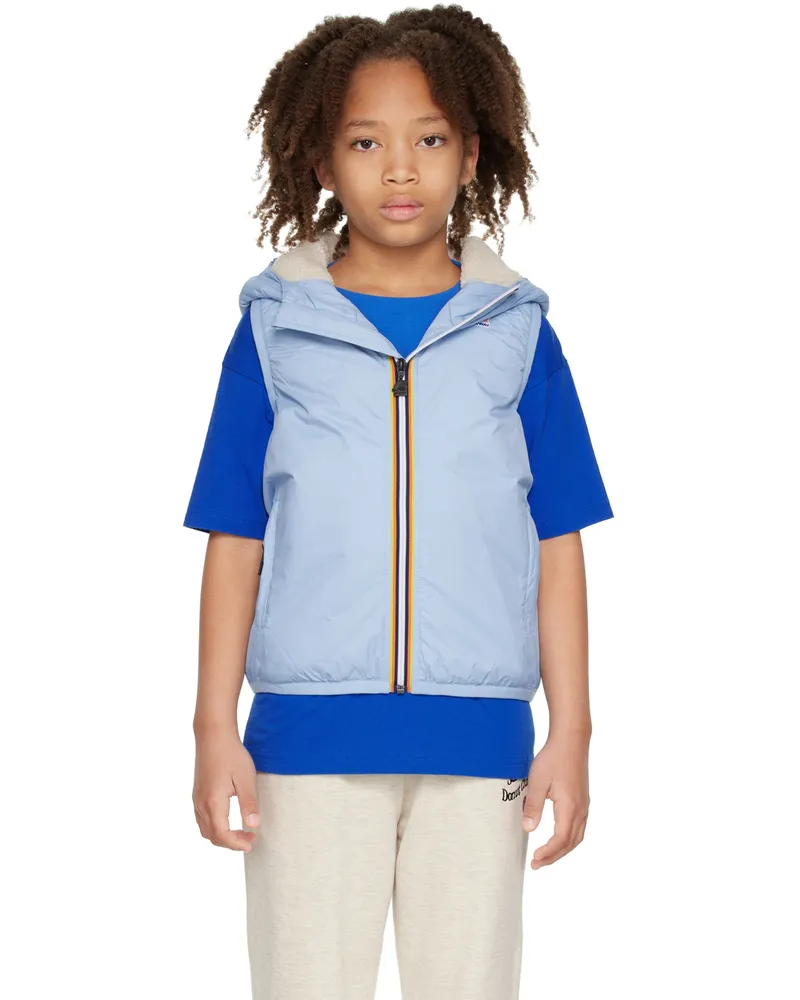 K-Way Kids Blue 3.0 Orlan Orsetto Vest C0b