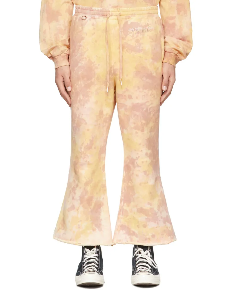Doublet Yellow Waste Vegetable-Dyed Lounge Pants Cypress