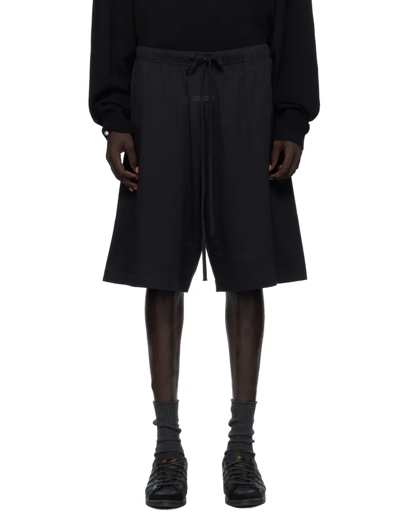 Fear of God Black Basketball Jersey Shorts Jet
