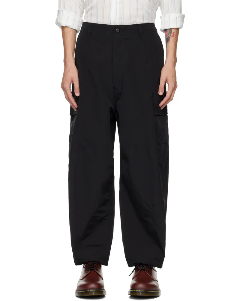 Comme des Garçons Black Drawstring Cargo Pants 1