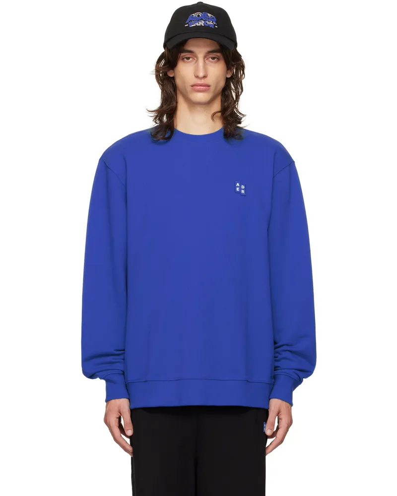 Adererror Blue TRS Tag 01 Sweatshirt Z-blue
