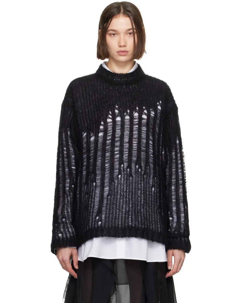 Ann Demeulemeester Black Rigmor Oversize Sweater 099