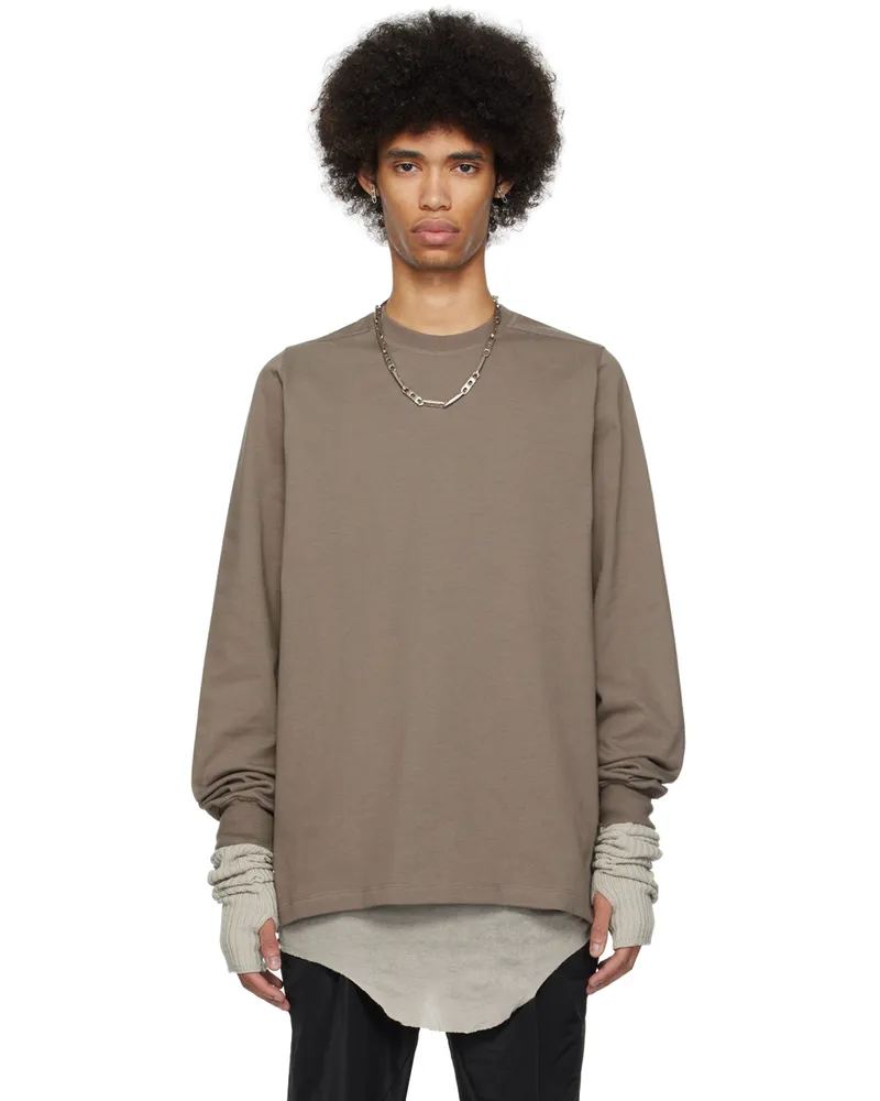 Rick Owens Gray Crewneck Sweatshirt 34