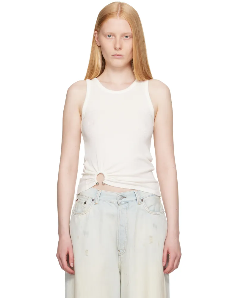 Paco Rabanne Off-White Signature Piercing Tank Top P100