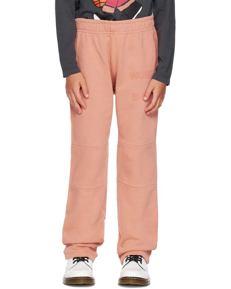 Our Legacy Kids Orange Printed Lounge Pants Cafã©