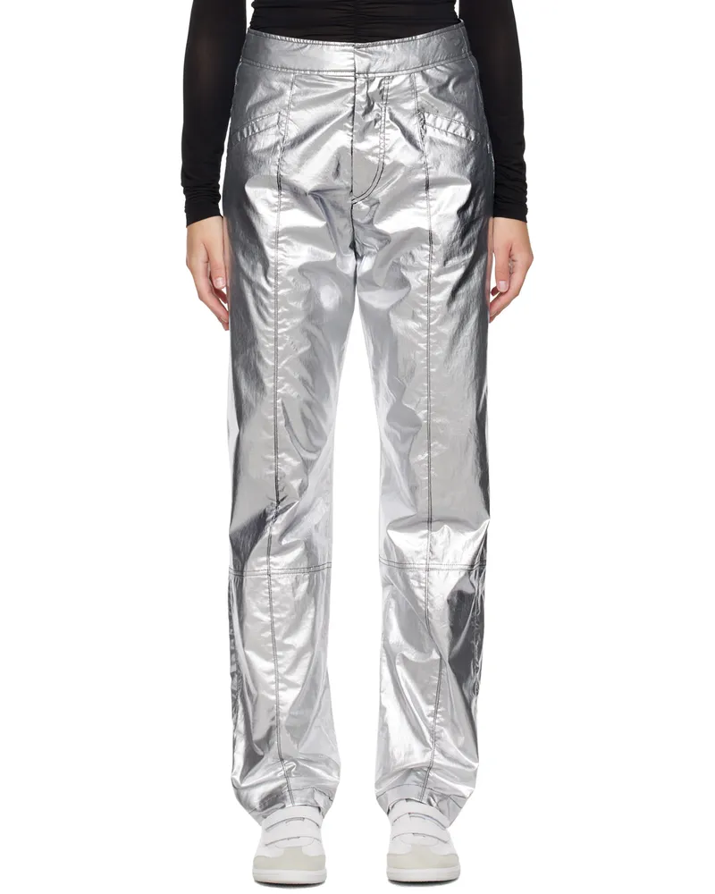 Isabel Marant Silver Anea Trousers 08si