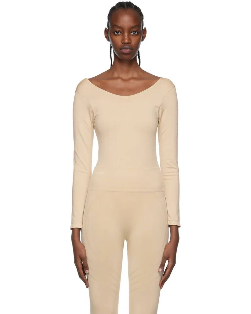 PRISM Beige Vivid Bodysuit Sand