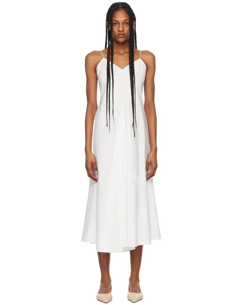 Róhe White Strap Midi Dress 112