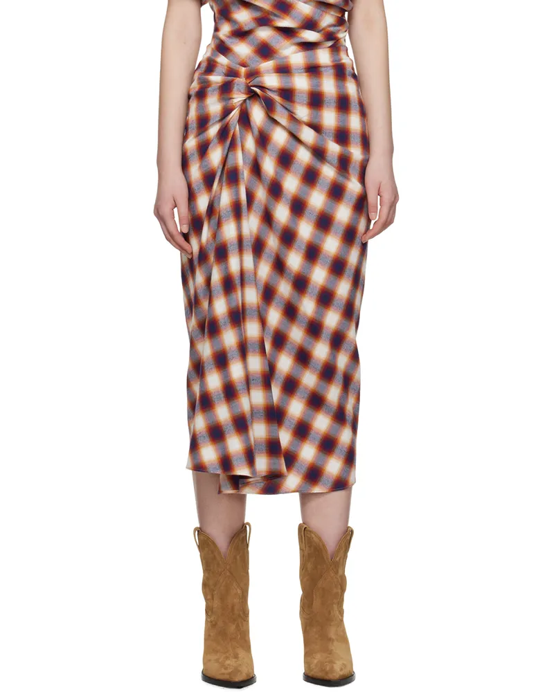 Étoile Isabel Marant Multicolor Tijuana Midi Skirt Mird