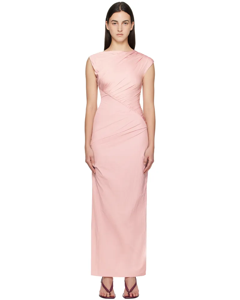 Paris Georgia Pink Kaya Maxi Dress Blush