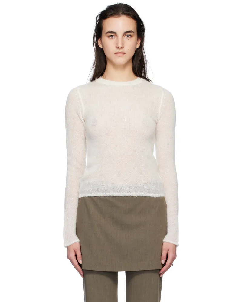 Paloma Wool Off-White Fine Champions Sweater 0
