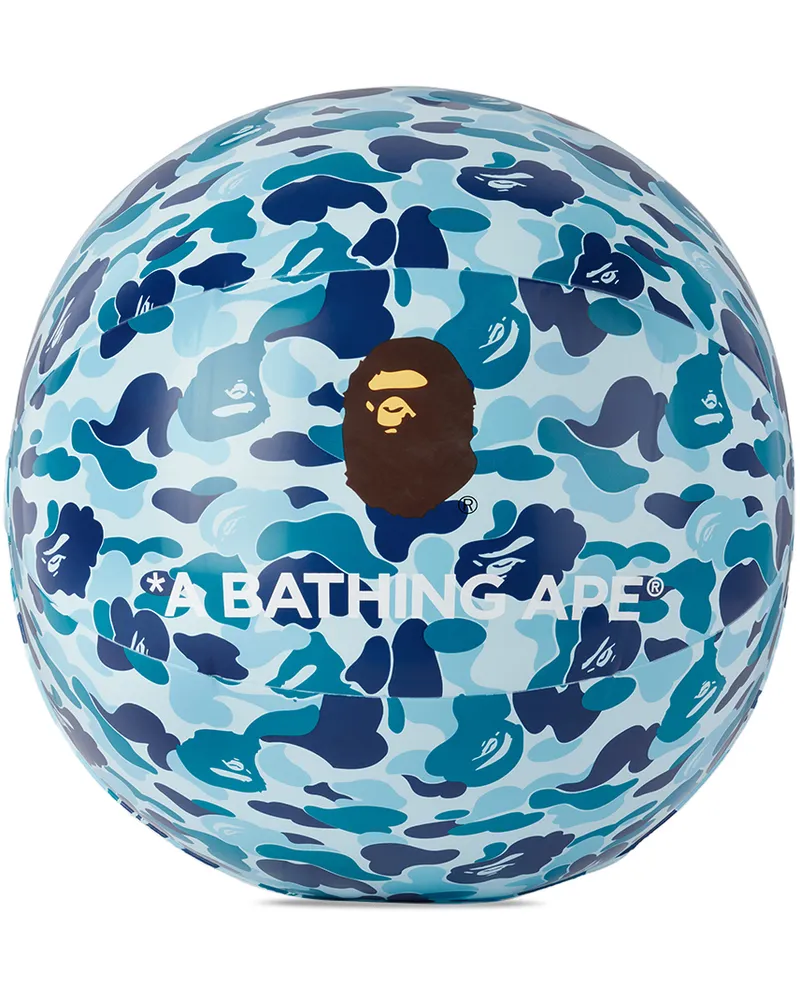 BAPE Blue ABC Camo Beach Ball Blue