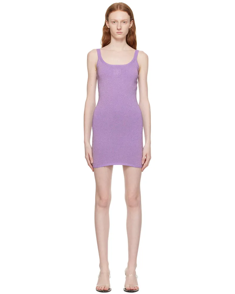 Alexander Wang Purple Tank Minidress 544