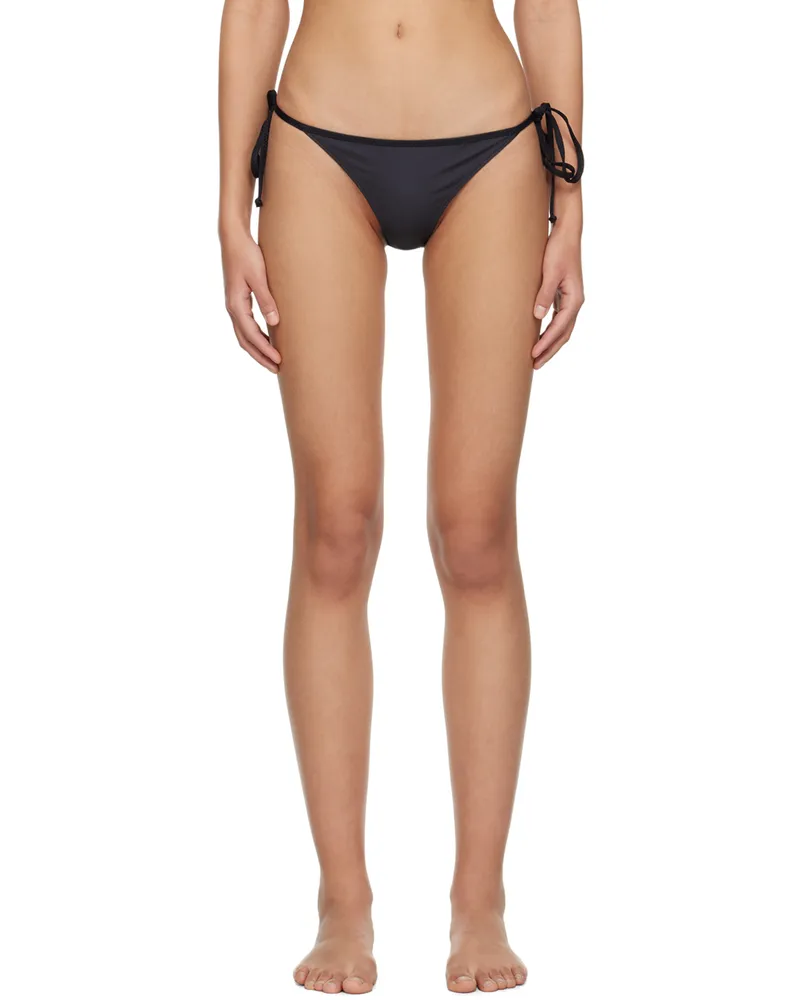 Ganni Black Printed Bikini Bottoms 099