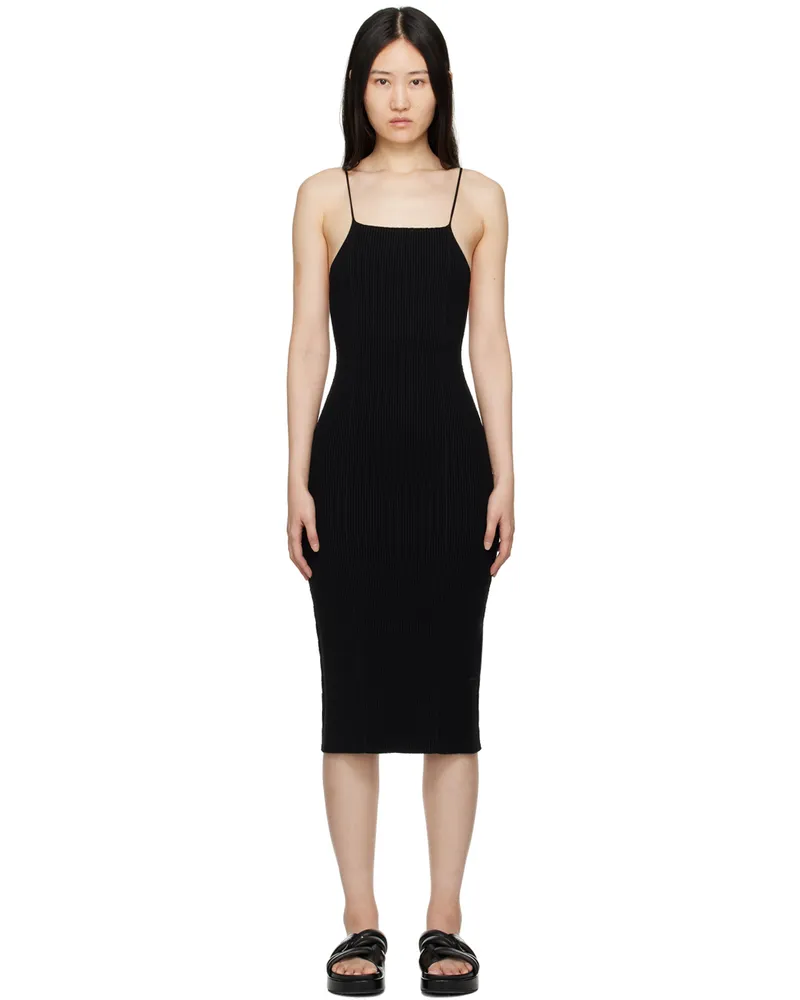 AERON Black Zero104 Midi Dress Black