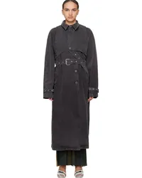 OTTOLINGER Black Belted Trench coat Black