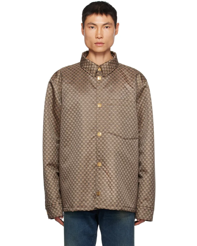Balmain Brown Padded Jacket Wfp