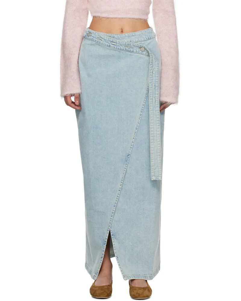Holzweiler Blue Briela Denim Maxi Skirt 1352