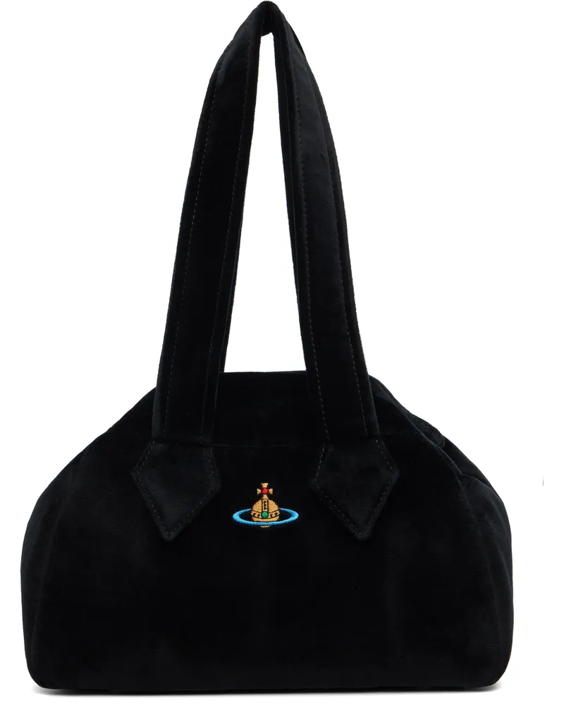 Vivienne Westwood Black Archive Medium Handbag N401