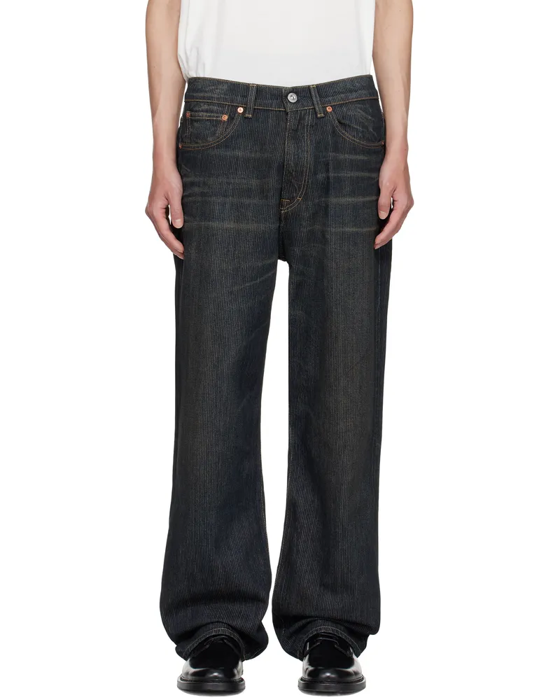 Our Legacy Navy Third Cut Jeans Clay