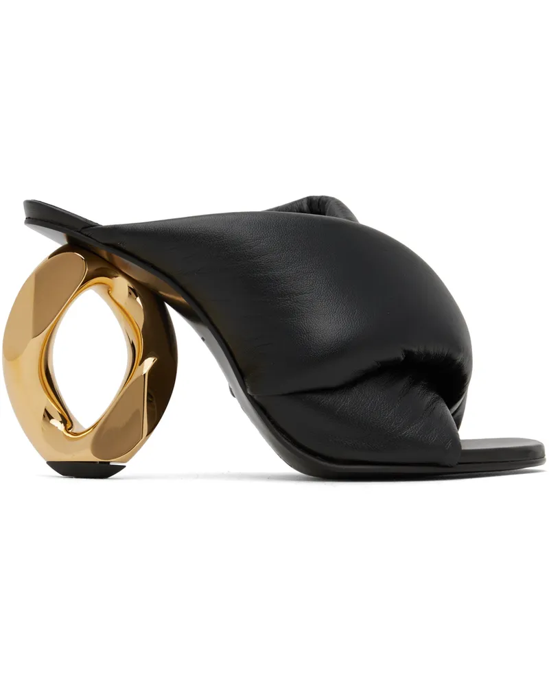 J.W.Anderson Black Chain Mules 001
