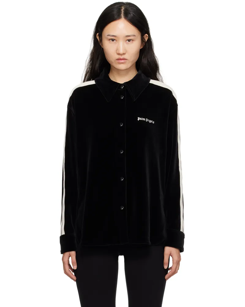 Palm Angels Black Classic Track Jacket Black