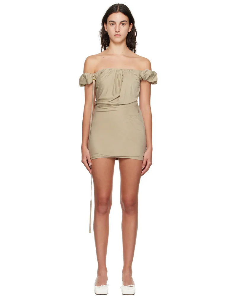 Jacquemus Beige Le Chouchou 'La Robe Ciceri' Minidress 530