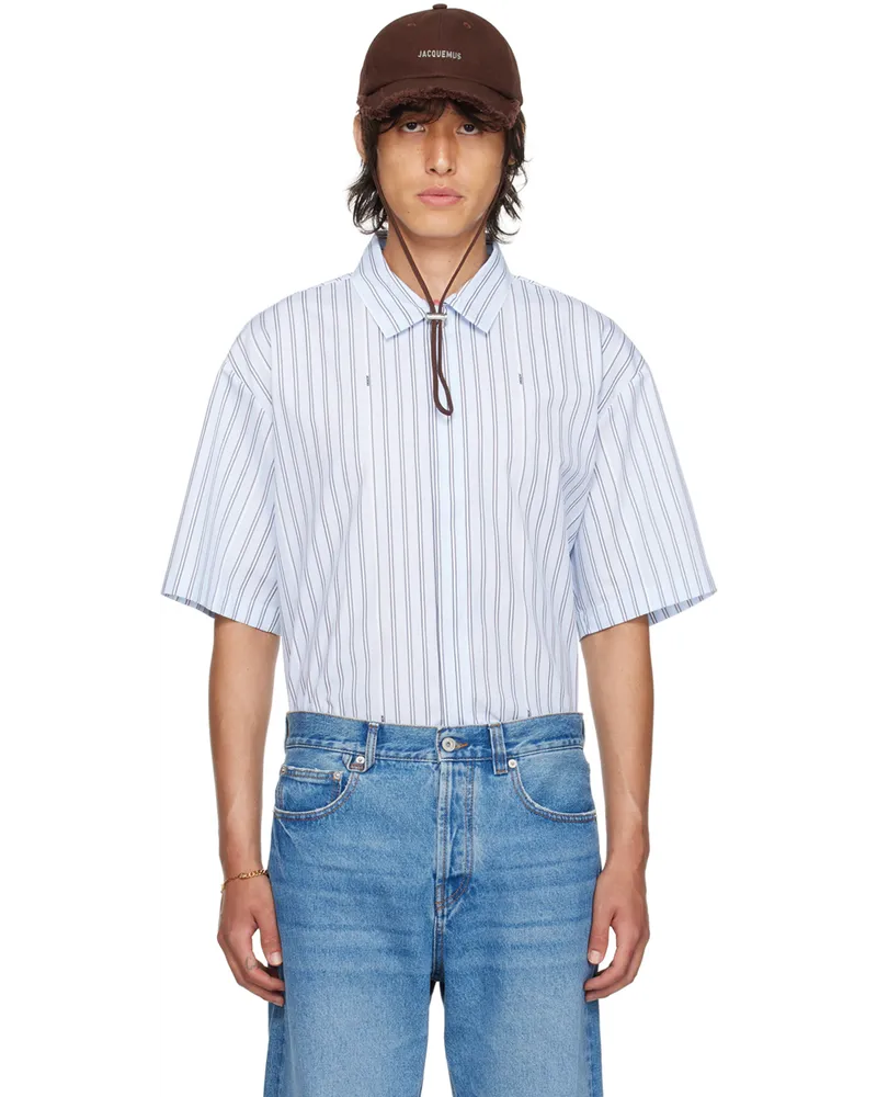Jacquemus Blue Les Classiques 'La Chemise' Shirt 3fe