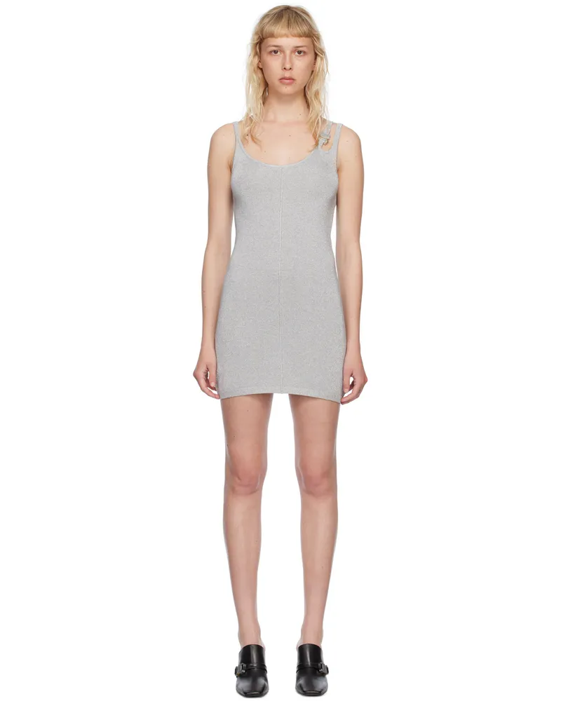 1017 ALYX 9SM Silver 3X Disco Minidress Gry0002