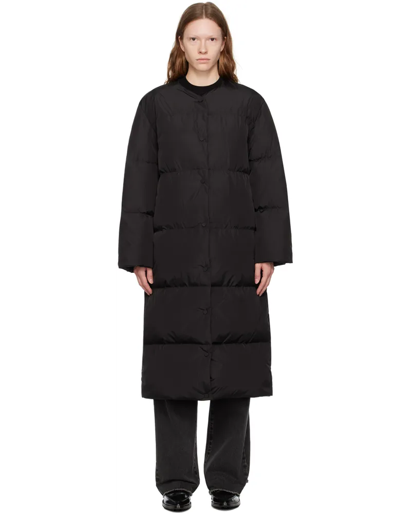 STAND Black Valerie Down Coat Black