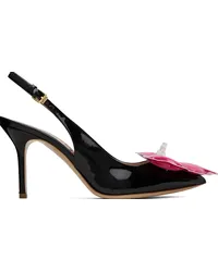 Moschino Black Inflatable Bow Pumps *