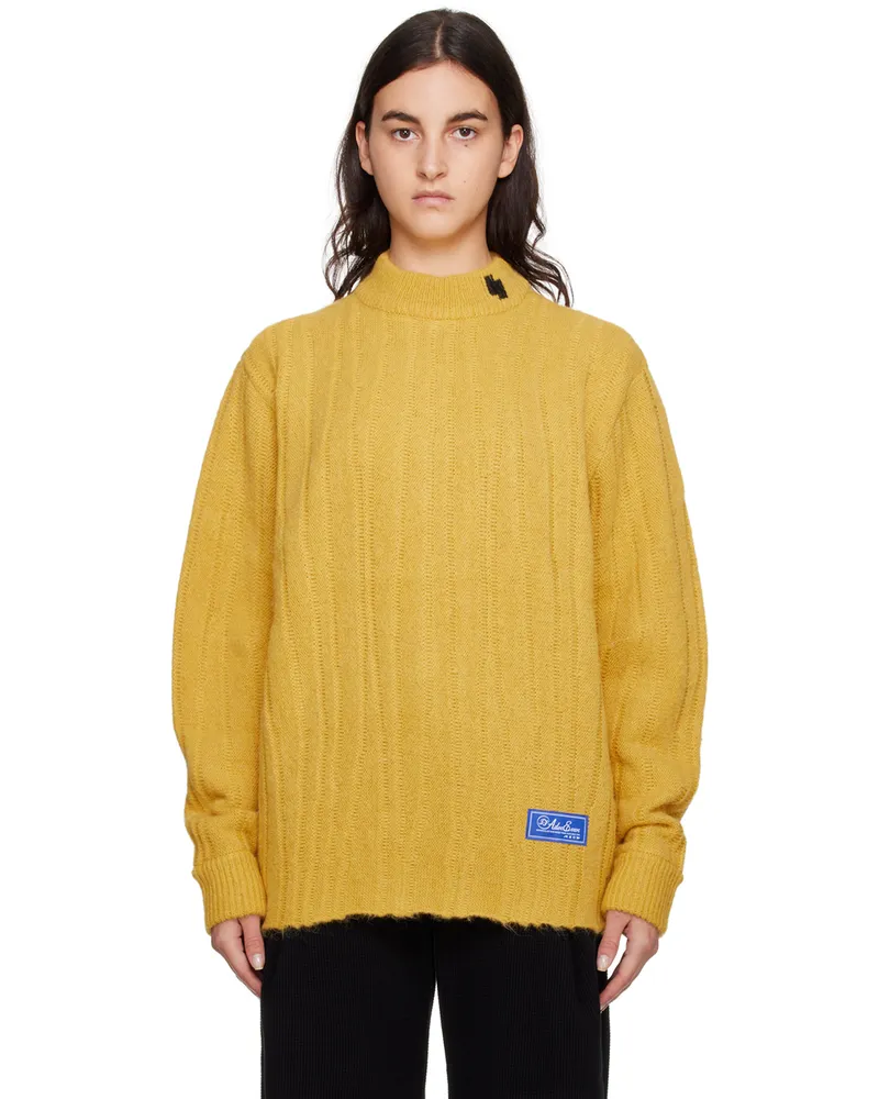 Adererror Yellow Reversible Fluic Sweater Yellow