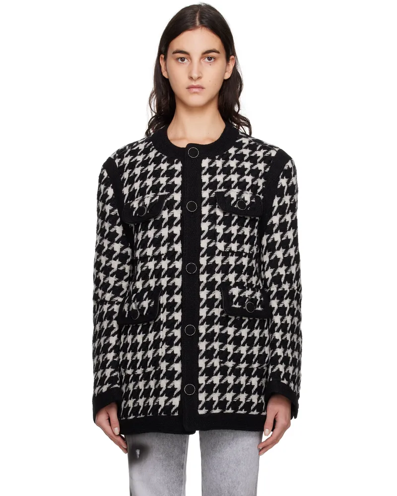 Adererror Black Button Up Coat Black