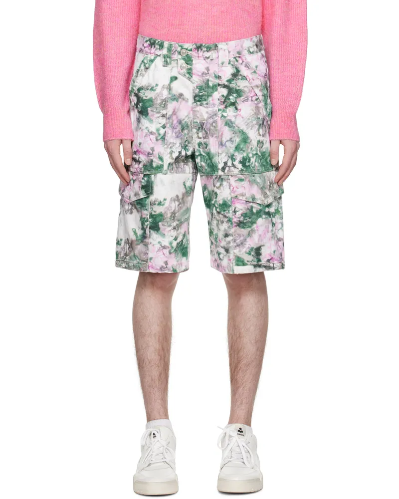 Isabel Marant Multicolor Jemuel Denim Shorts Grpk