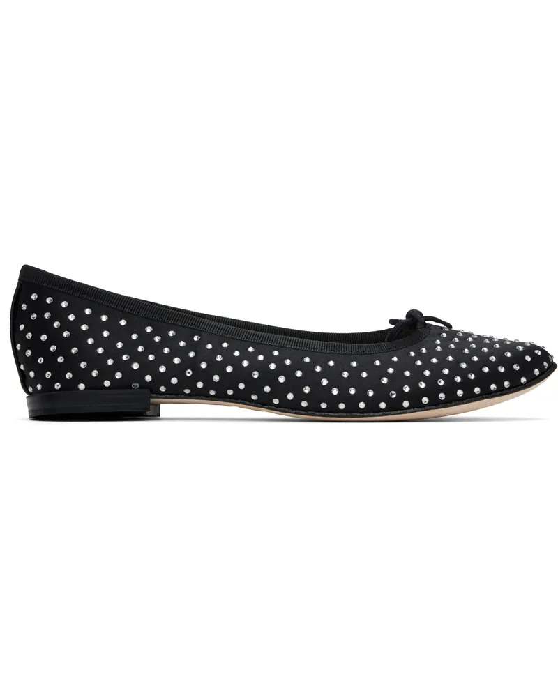 Repetto Black High Cendrillon Ballerina Flats 410