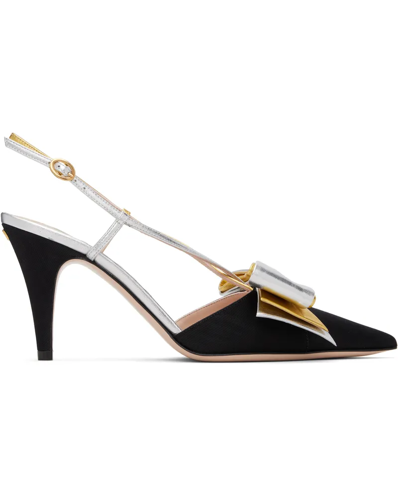 Valentino Garavani Multicolor Bowow Slingback Heels R1v