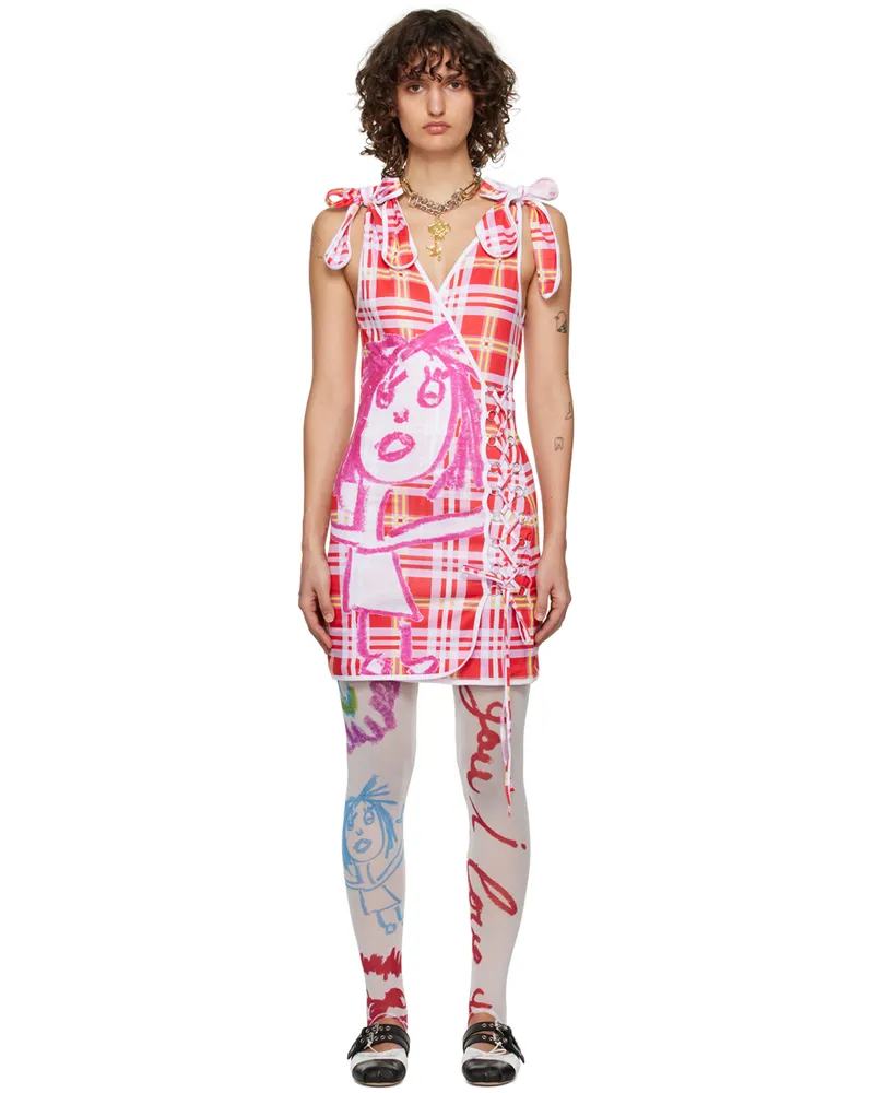 CHOPOVA LOWENA Red Knock Out Minidress Red