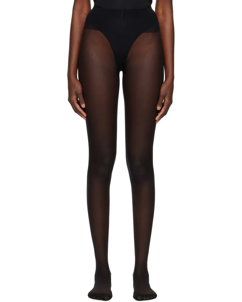 Wolford Black Individual 10 Tights 7005