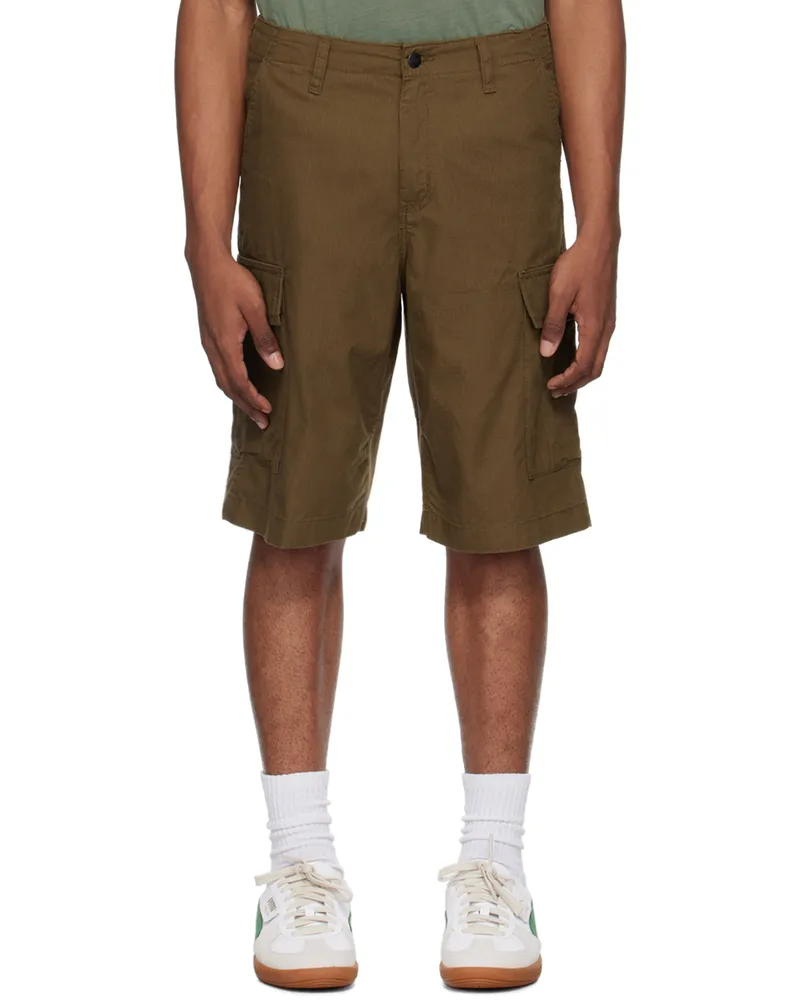 Carhartt WIP Brown Regular Cargo Shorts 1zd