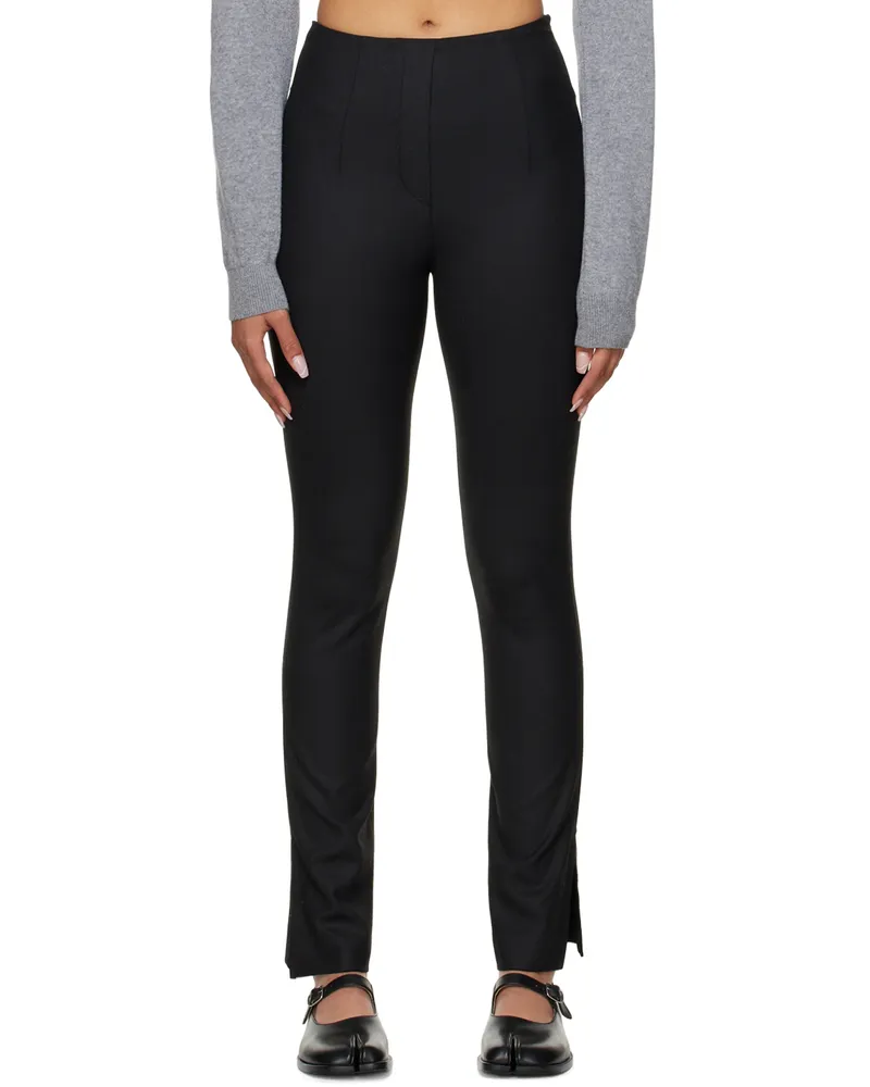 Rokh Black Long Trousers 00black