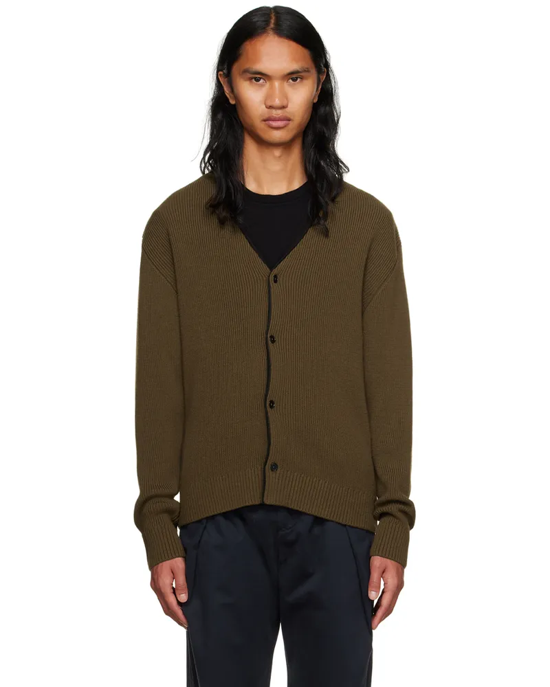 Wood Wood Khaki Lyle Cardigan 8003