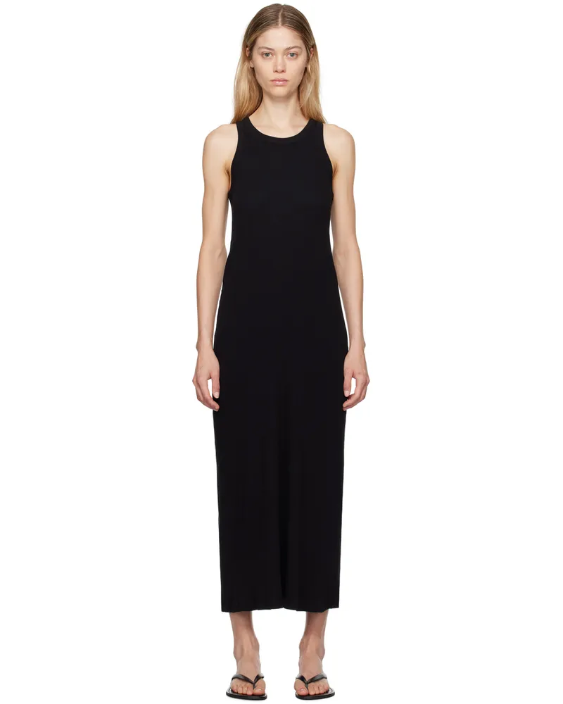 The Row Black Yule Maxi Dress Blk