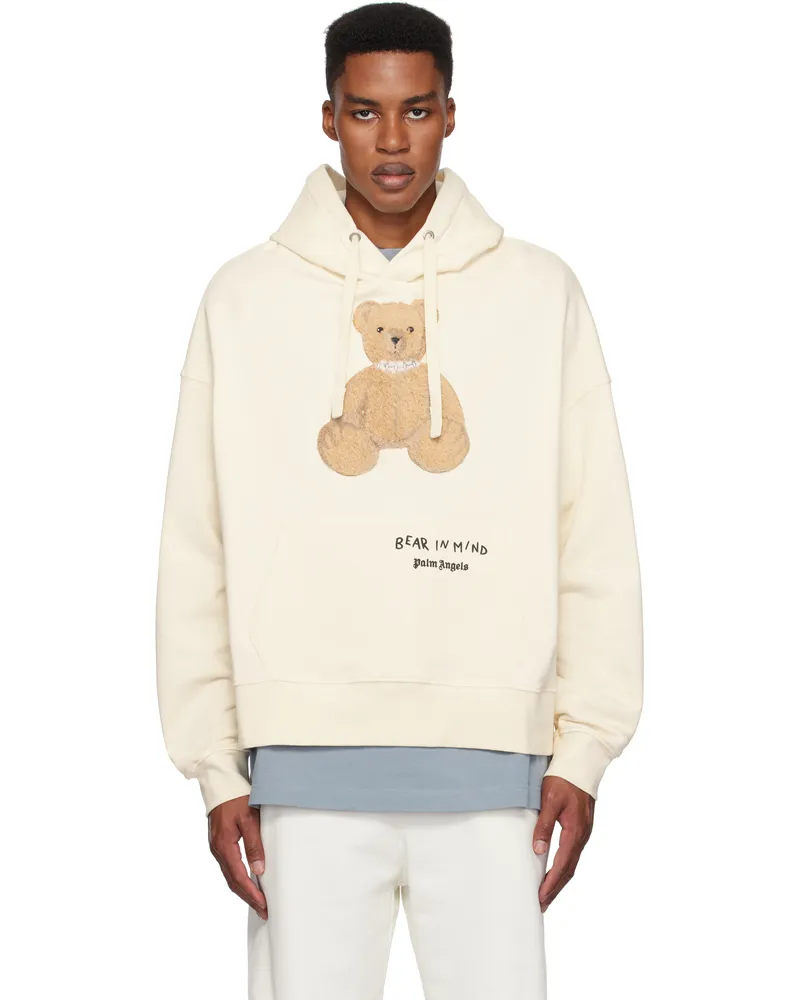 Palm Angels Off-White 'Bear in Mind' Hoodie Off